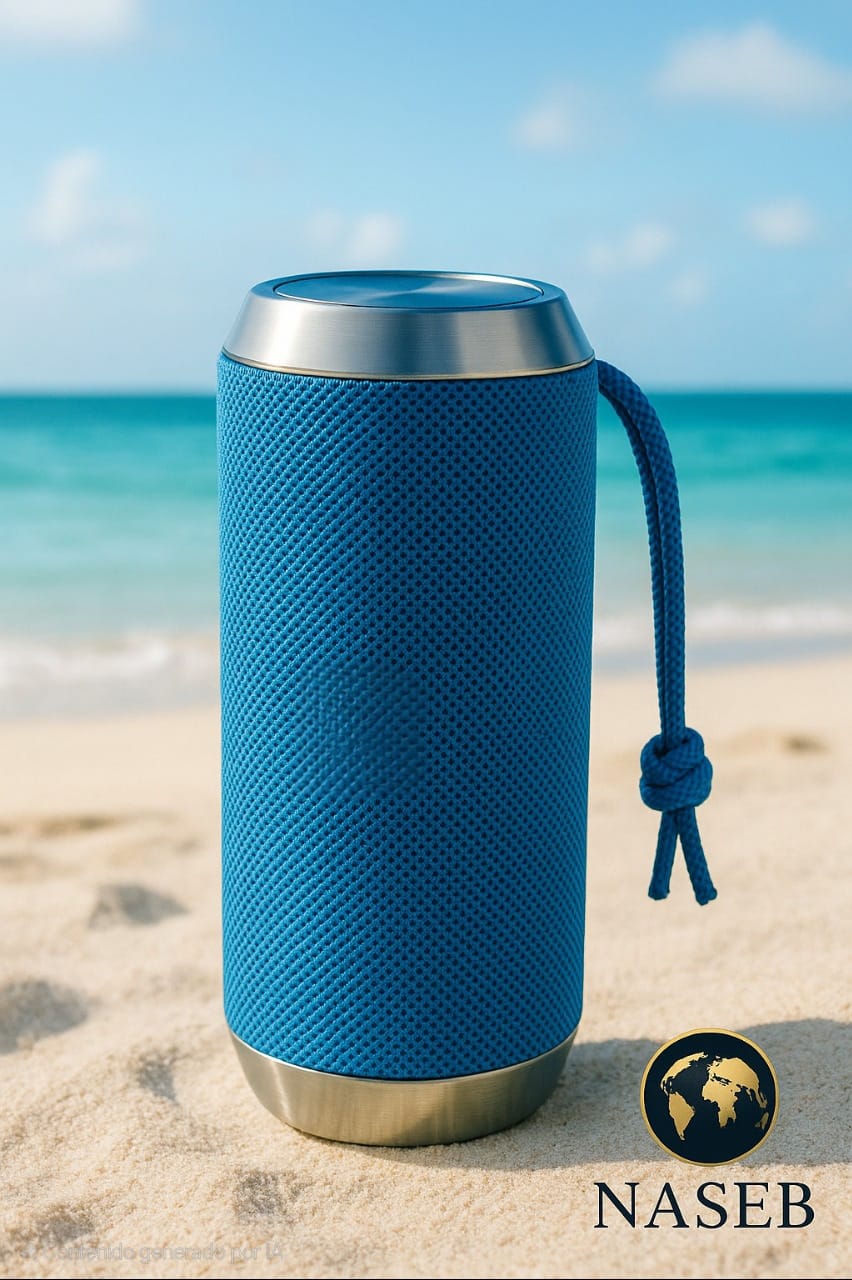 Parlante Bluetooth Portátil con Sonido Estéreo 360°