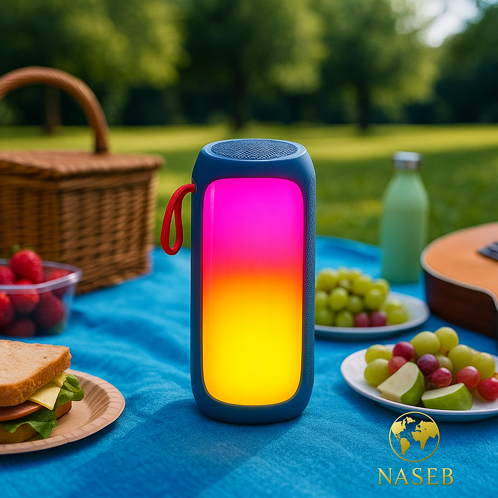 Parlante Bluetooth Soonbox 6200 | Sonido Estéreo 7W, Luces LED RGB