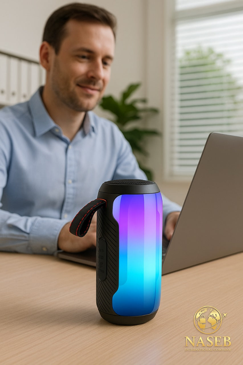 Parlante Bluetooth Soonbox 6200 | Sonido Estéreo 7W, Luces LED RGB