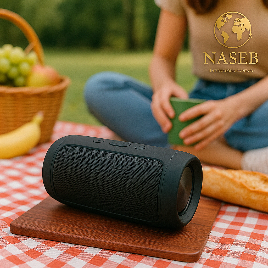 Parlante Bluetooth Portátil con Sonido Estéreo 360°
