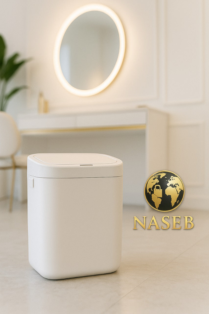 Papelera Inteligente Con Sensor Automático 8l Color Blanco
