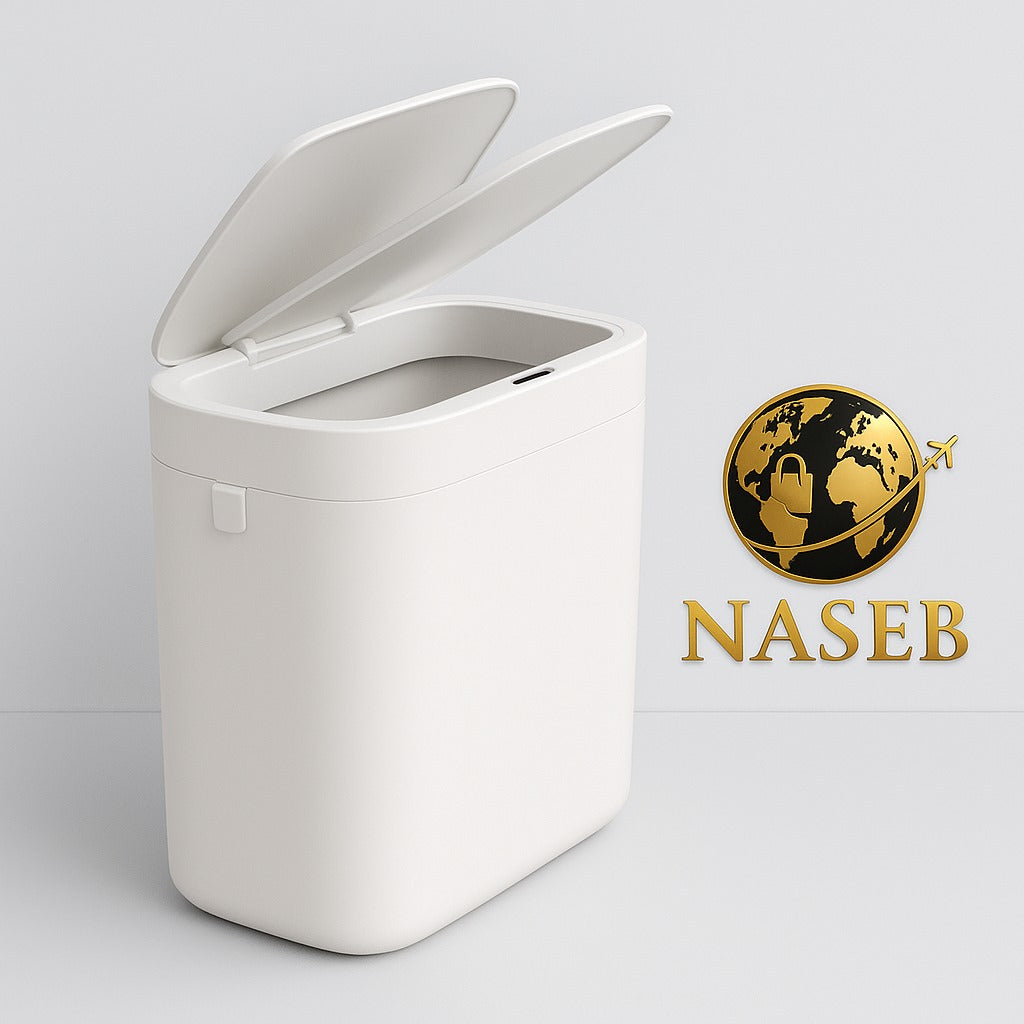 Papelera Inteligente Con Sensor Automático 8l Color Blanco