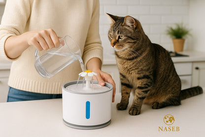 Fuente Automática de Agua para Mascotas